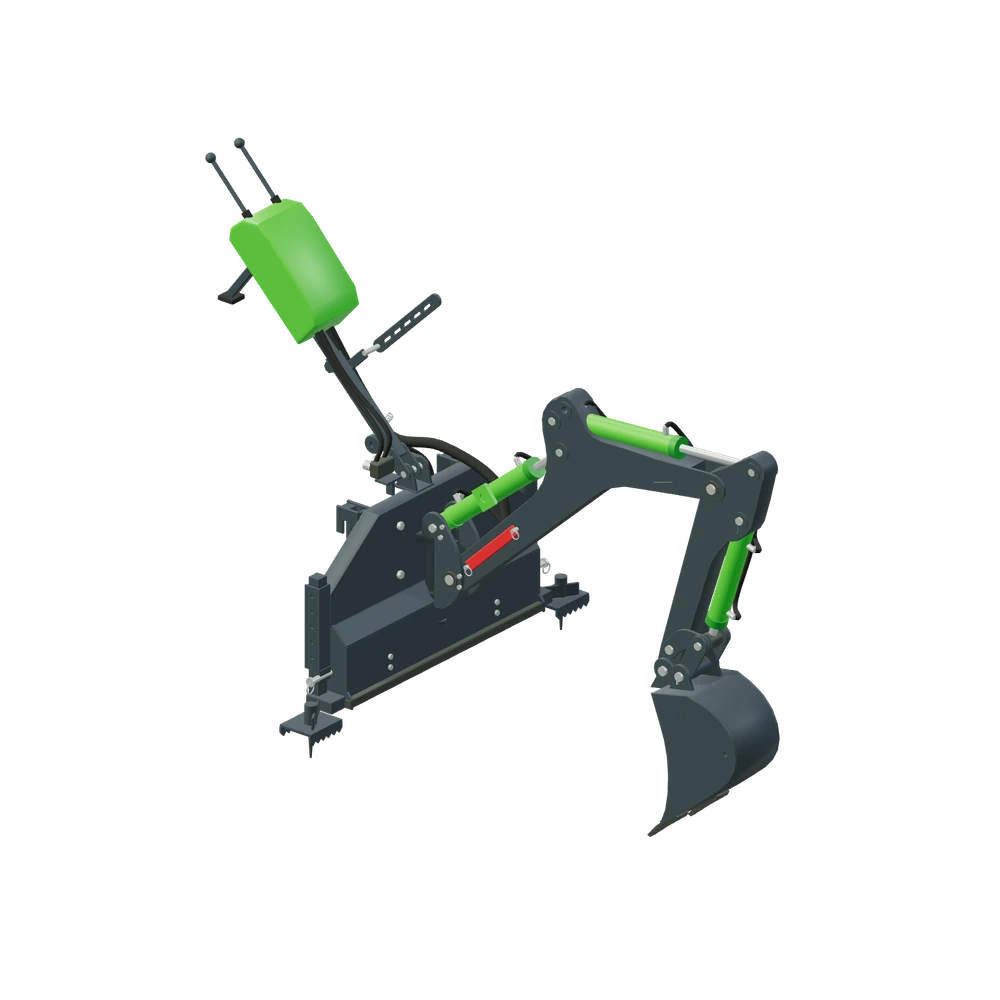 Stiliseret 3D-illustration af Rendegraverarm 170.