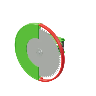Grensav S30, stiliseret 3D-illustration