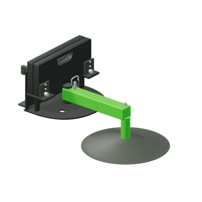 Discskraber, stiliseret 3D-illustration