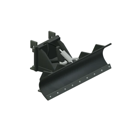 Dozerblad, stiliseret 3D-illustration