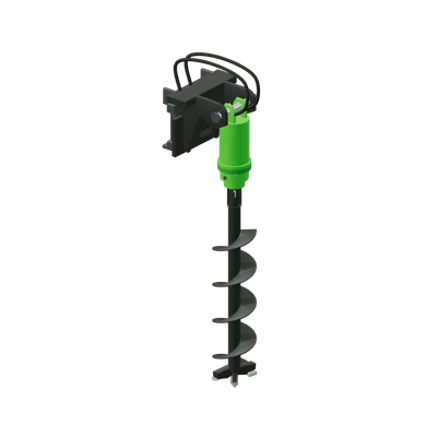 Bor, stiliseret 3D-illustration
