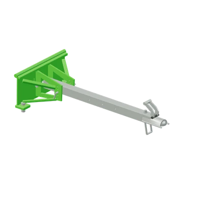 Trækstang, fast, stiliseret 3D-illustration
