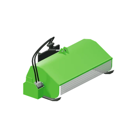 Slagleklipper HD, stiliseret 3D-illustration