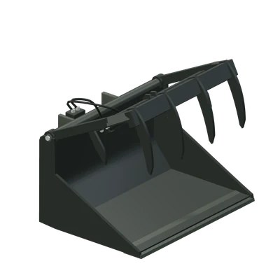 Skovl med Overfald, stiliseret 3D-illustration