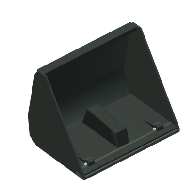 Skovl Højtip, stiliseret 3D-illustration