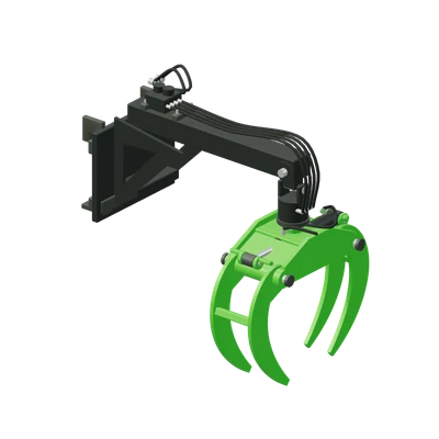 Skovklo med rotator, stiliseret 3D-illustration