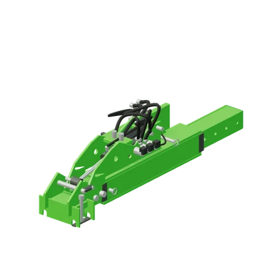 S30 Mekanisk sidearm, stiliseret 3D-illustration