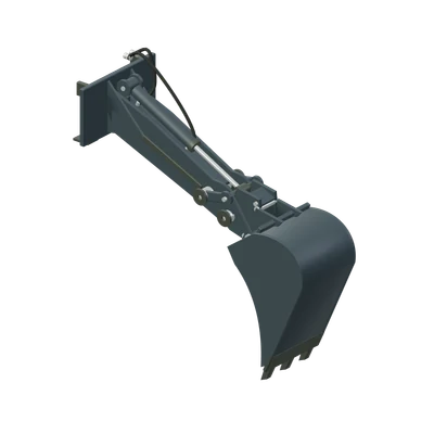 Rendegraverarm 150, stiliseret 3D-illustration