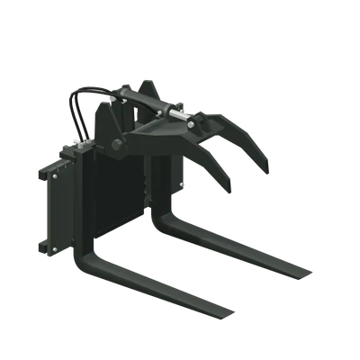 Overfald til pallegafler, stiliseret 3D-illustration
