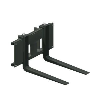 Pallegafler, stiliseret 3D-illustration