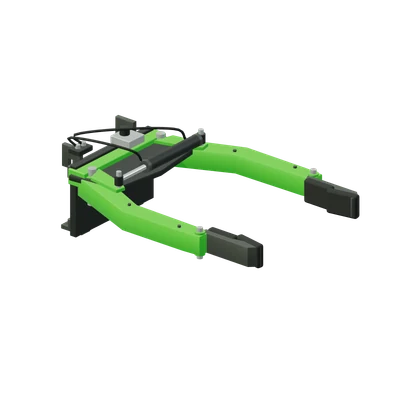 Krukketang, stiliseret 3D-illustration