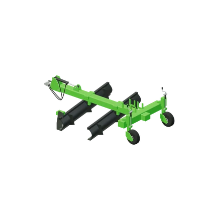 Vejhøvl, stiliseret 3D-illustration