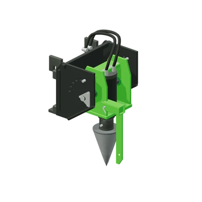 Kegleflækker til Multifunktionsdrivenhed, stiliseret 3D-illustration