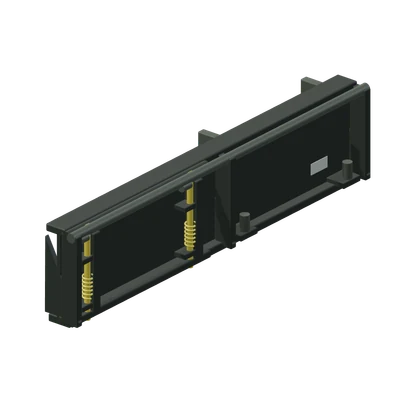 Sideskift-adapter, stiliseret 3D-illustration