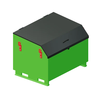 Værktøjskasse, stiliseret 3D-illustration