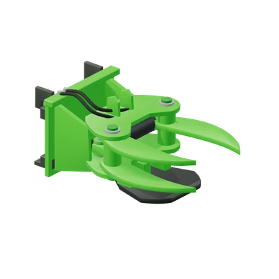 Klippehoved, stiliseret 3D-illustration