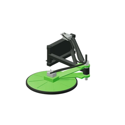 Underhegnsklipper, stiliseret 3D-illustration