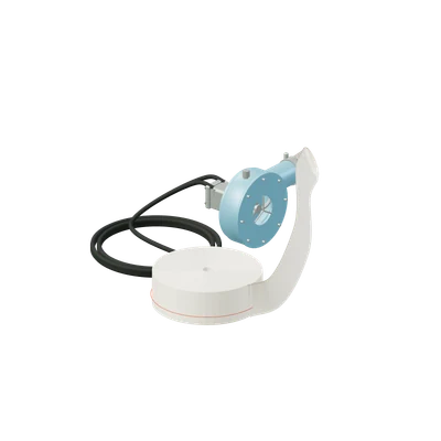 Vand- og gyllepumpe, stiliseret 3D-illustration